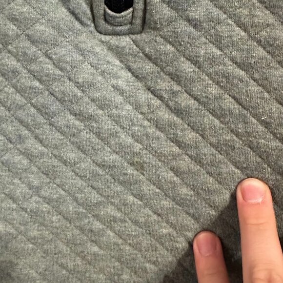 J.Crew Authentic Fleece Quilted Half-Zip Pullover - Size Medium - Picture 9 of 11
